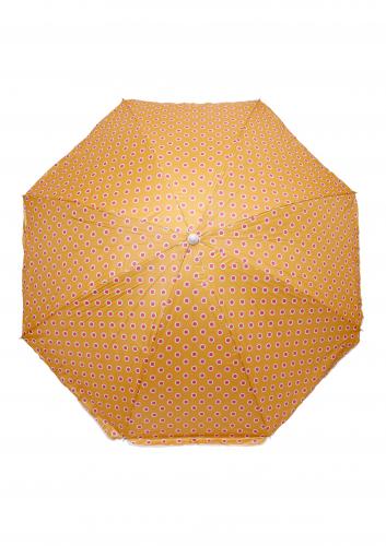Зонт пляжный фольгированный с наклоном 170 см (6 расцветок) 12 шт/упак ZHU-170 - фото 1